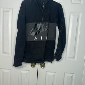 Nike Men's Black Zip-Up Sweater